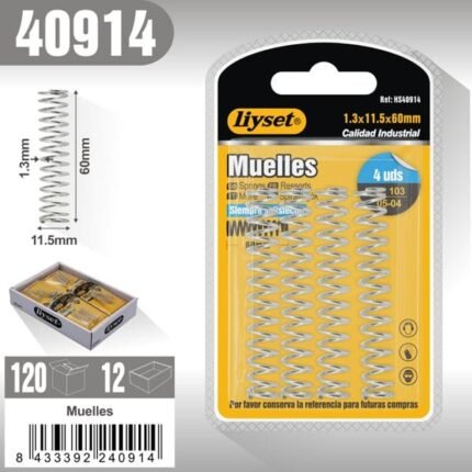 MUELLES 1.3X11.5X60MM103/05-04