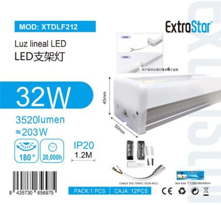 ΓΡΑΜΜΙΚΟ ΦΩΤΙΣΤΙΚΟ LED 32W 1.2 M
