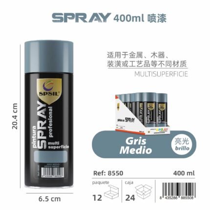 GRIS MEDIO 400ML