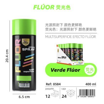 VERDE FLUORESCENTE 400ML
