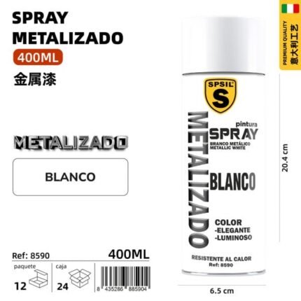 BLANCO METALIZADO 400ML