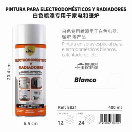 RADIADOR BLANCO 400ML