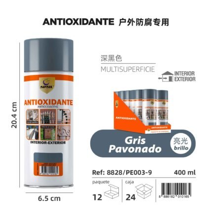 ANTIOXIDANTE PAVONADO GRIS 400ML