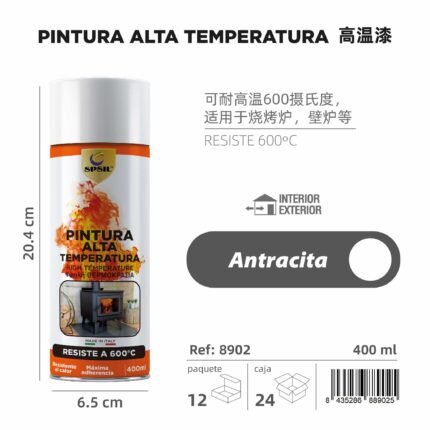 ALTA TEMPERATURA ANTRACITA