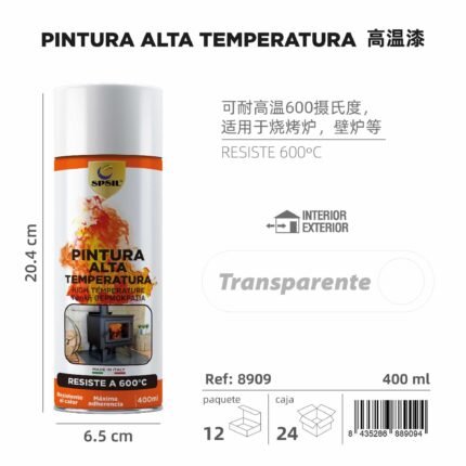 ALTA TEMPERATURA TRASPARENTE 400ML