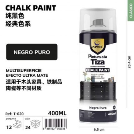 20-NEGRO PURO 400ML